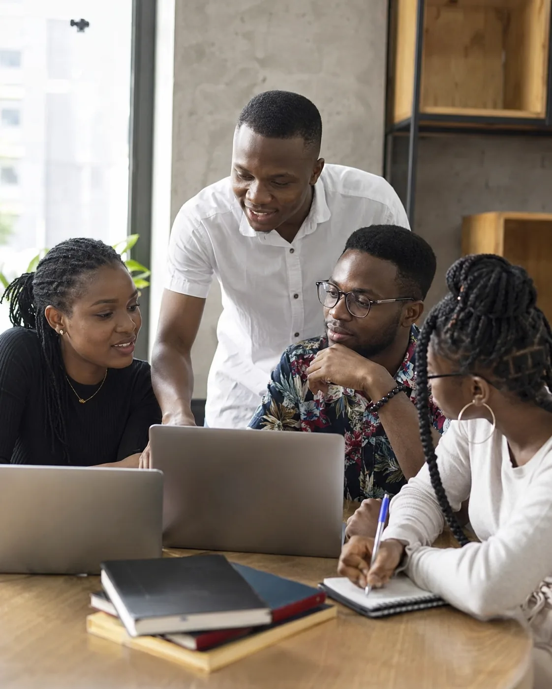 Nigerian learners building skills together